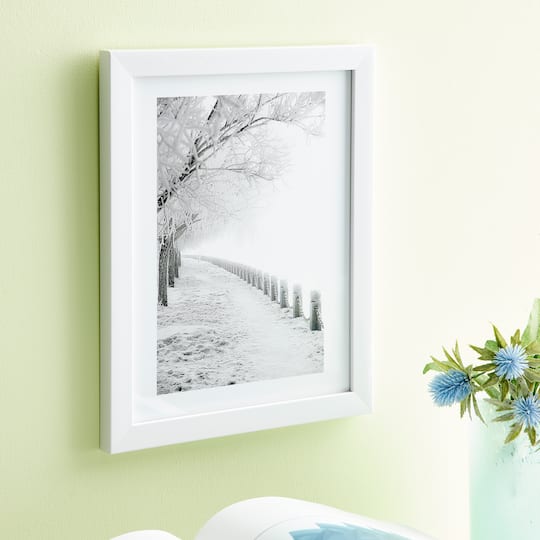 White Narrow 8.5" x 11" Frame, Aspect by Studio Décor®